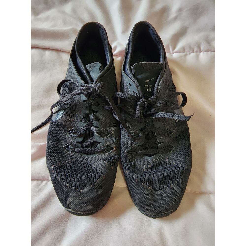 Nike Womens Free 5.0 Fit 5 704674-001 Black Running Shoes Sneakers Size 9